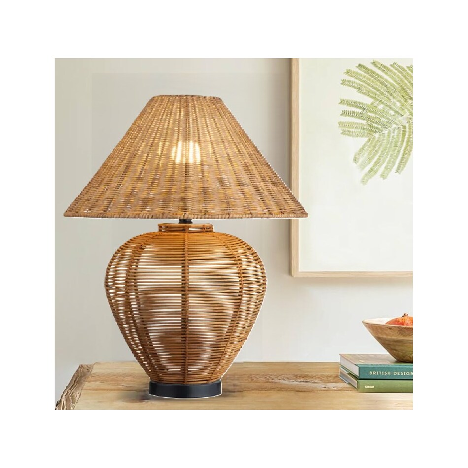 cres brown table lamp   