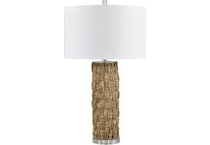 cres brown table lamp   
