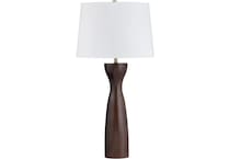 cres brown table lamp   