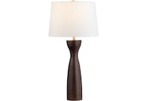 cres brown table lamp   