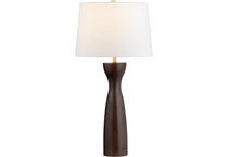 cres brown table lamp   