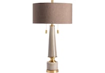 cres brown table lamp   