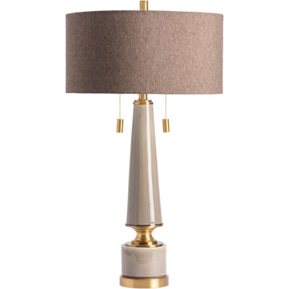 cres brown table lamp   