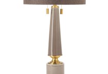 cres brown table lamp   