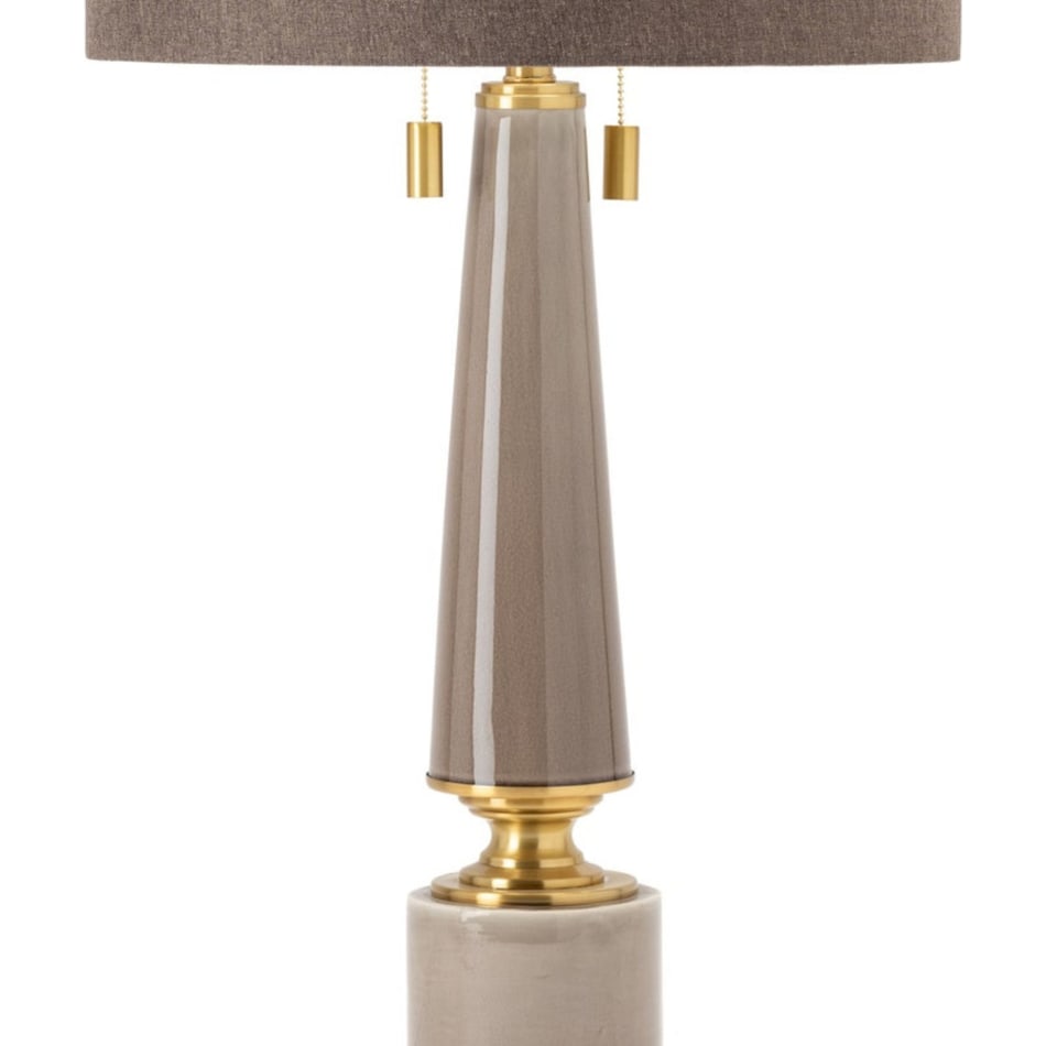 cres brown table lamp   