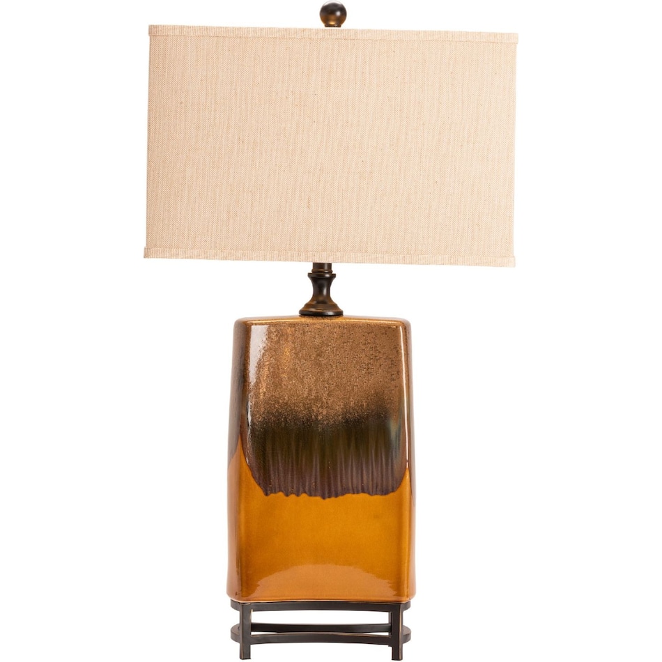 cres brown table lamp   
