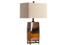 cres brown table lamp   