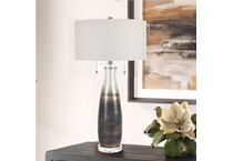 cres brown table lamp   
