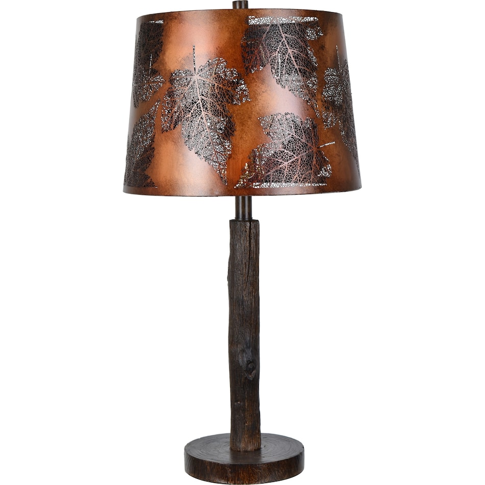 cres brown table lamp   