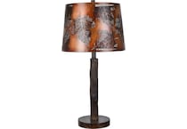 cres brown table lamp   