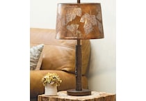 cres brown table lamp   