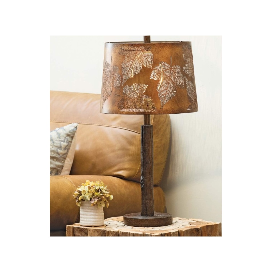 cres brown table lamp   