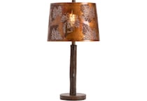 cres brown table lamp   