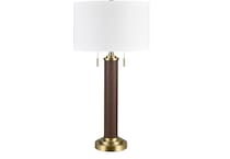 cres brown table lamp   