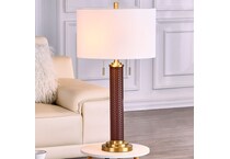 cres brown table lamp   