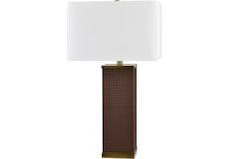 cres brown table lamp   