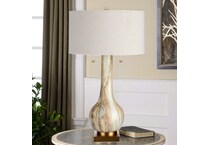 cres cream table lamp   