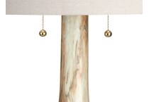 cres cream table lamp   