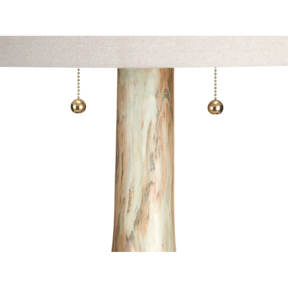 cres cream table lamp   