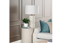 cres cream table lamp   