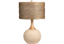 cres cream table lamp   
