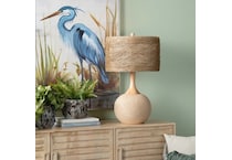 cres cream table lamp   