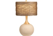 cres cream table lamp   