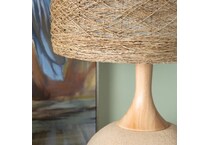 cres cream table lamp   