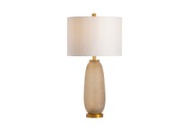 cres gold table lamp   