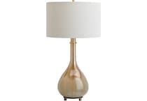 cres gold table lamp   