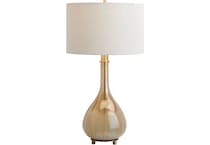 cres gold table lamp   
