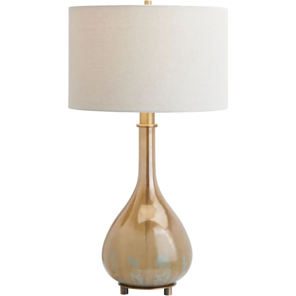 cres gold table lamp   