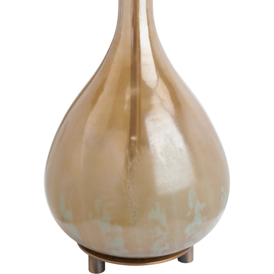 cres gold table lamp   