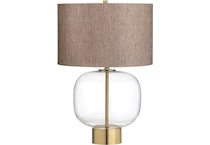 cres gold table lamp   