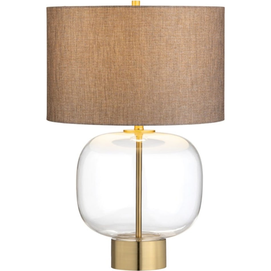 cres gold table lamp   
