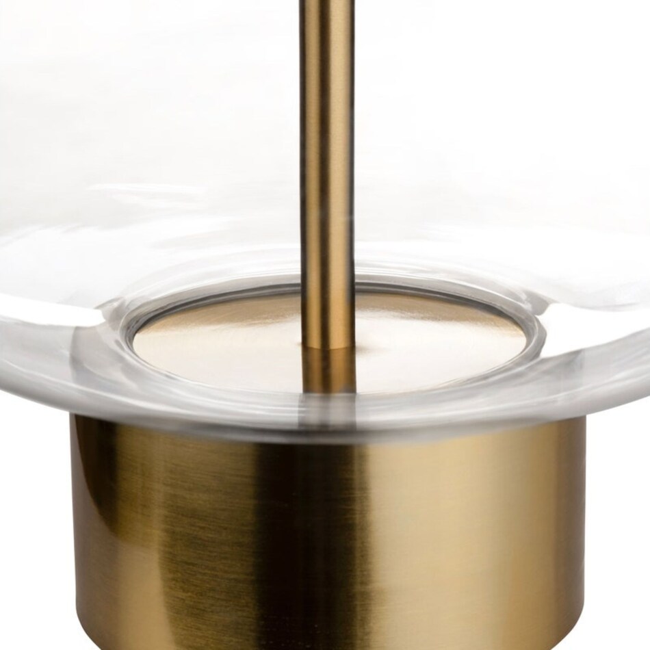 cres gold table lamp   