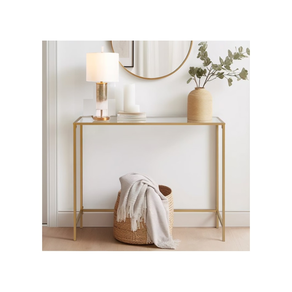 cres gold table lamp   