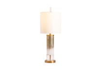 cres gold table lamp   