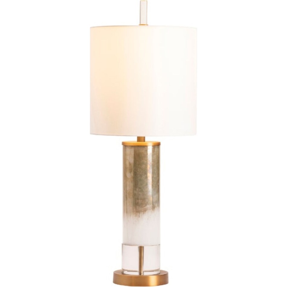 cres gold table lamp   