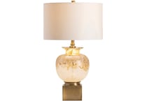 cres gold table lamp   