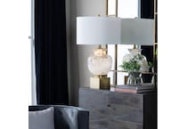 cres gold table lamp   