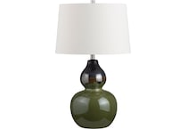 cres green table lamp   