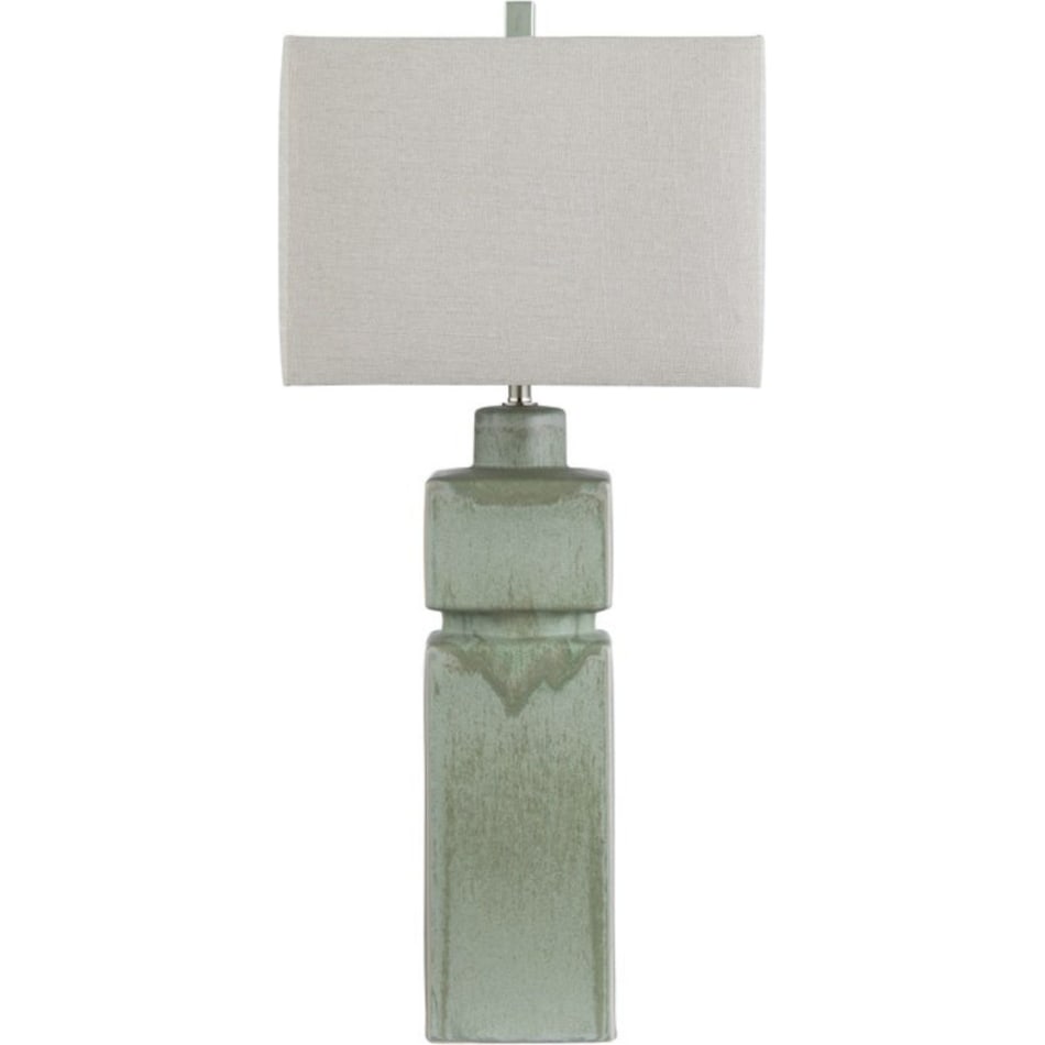 cres green table lamp   