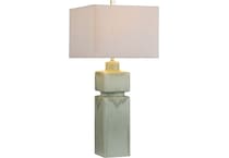 cres green table lamp   