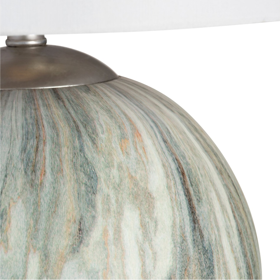 cres green table lamp   