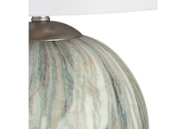 cres green table lamp   