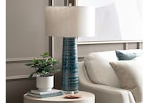 cres green table lamp   