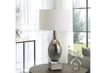 cres green table lamp   