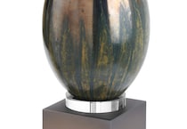 cres green table lamp   