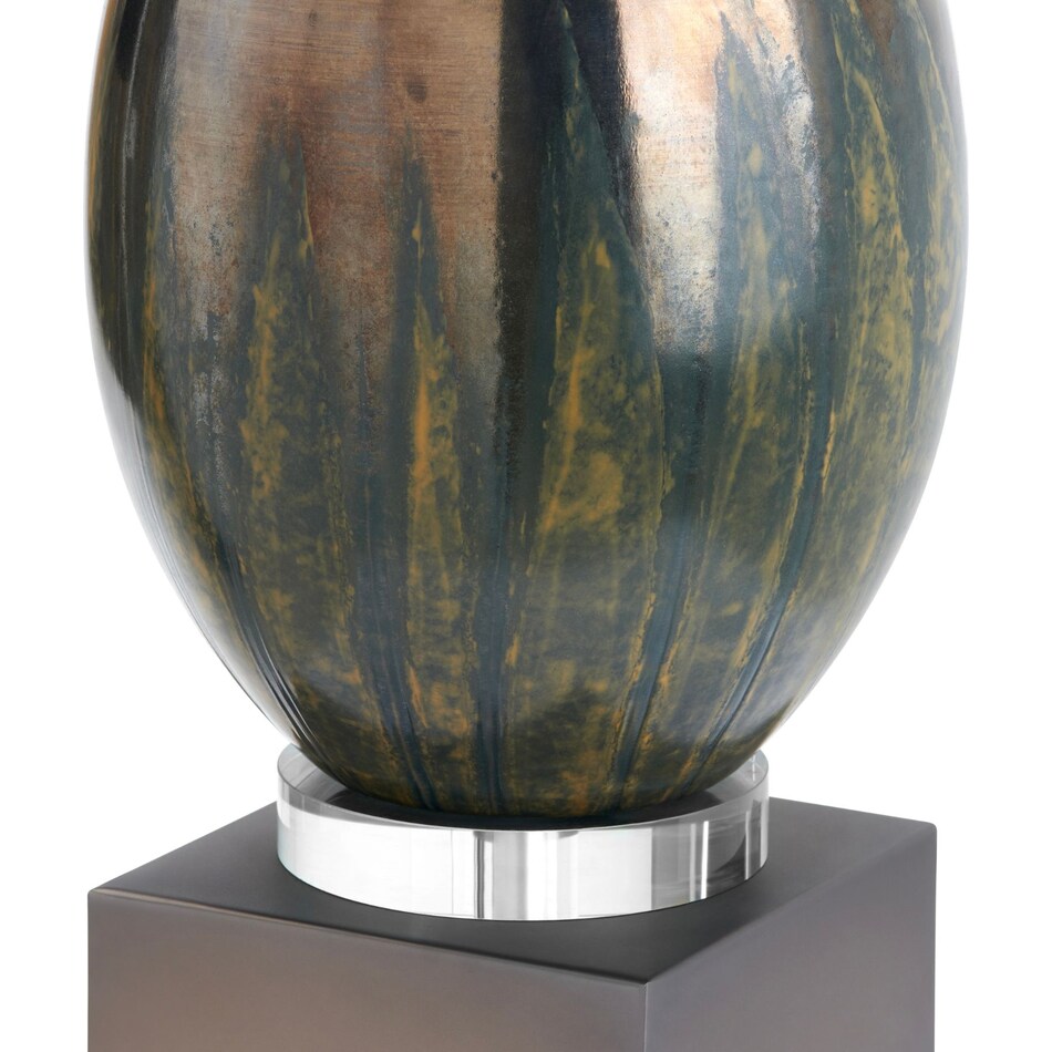 cres green table lamp   